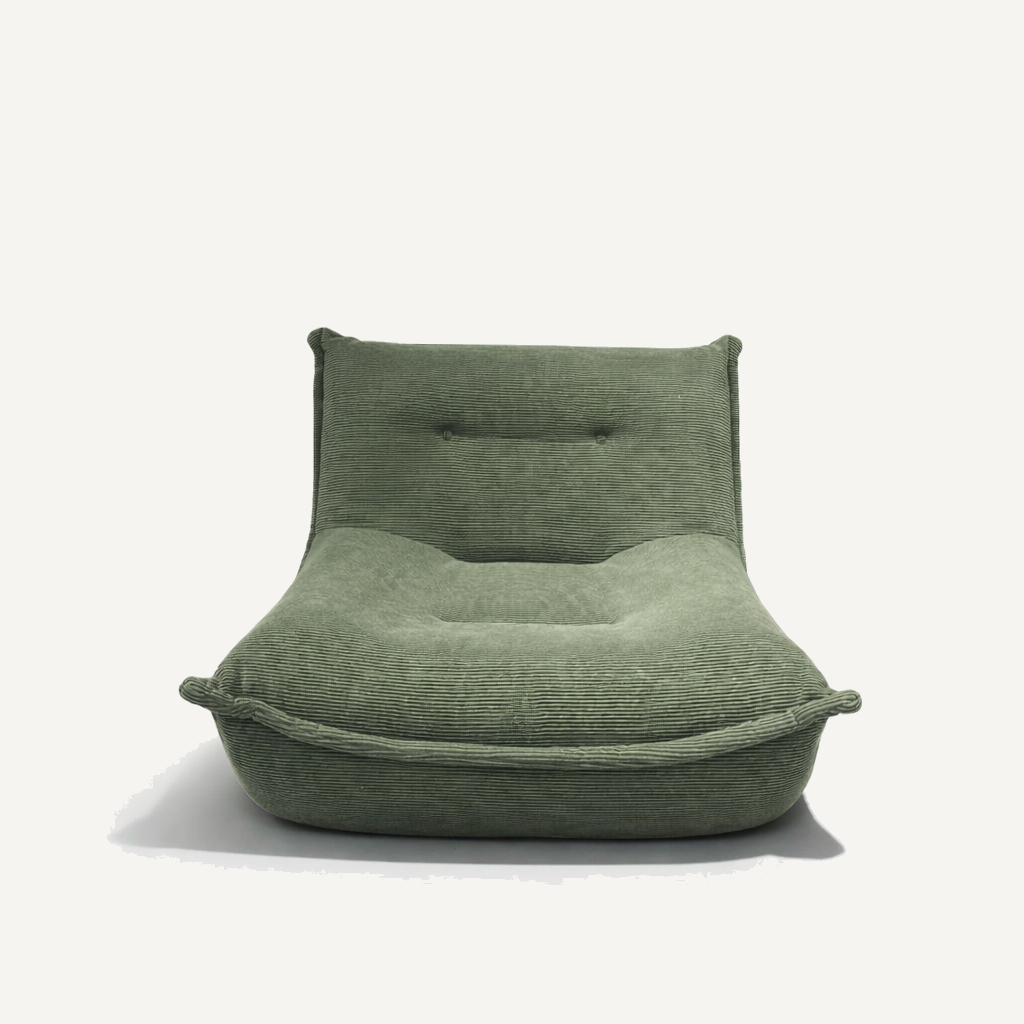 B-002 Sculpted Cord Lounge Chair, front view