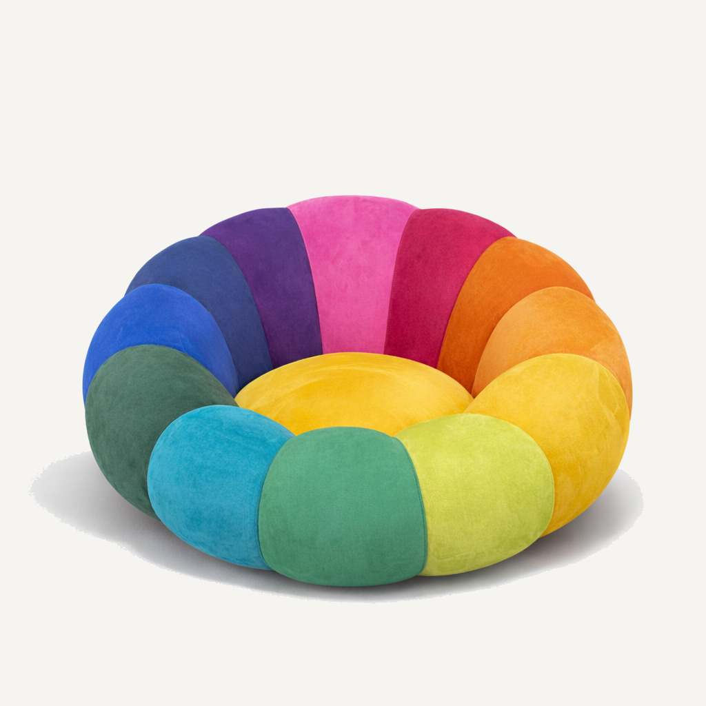 B-010 Rainbow Lounge Chair, front view