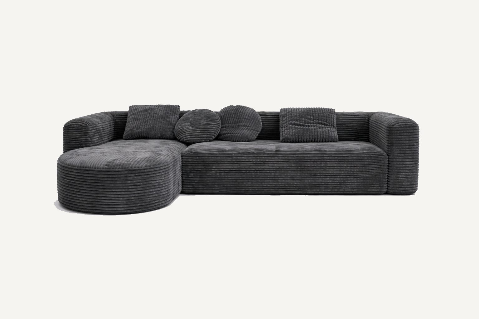 B-208 Line Modular Sofa, front view