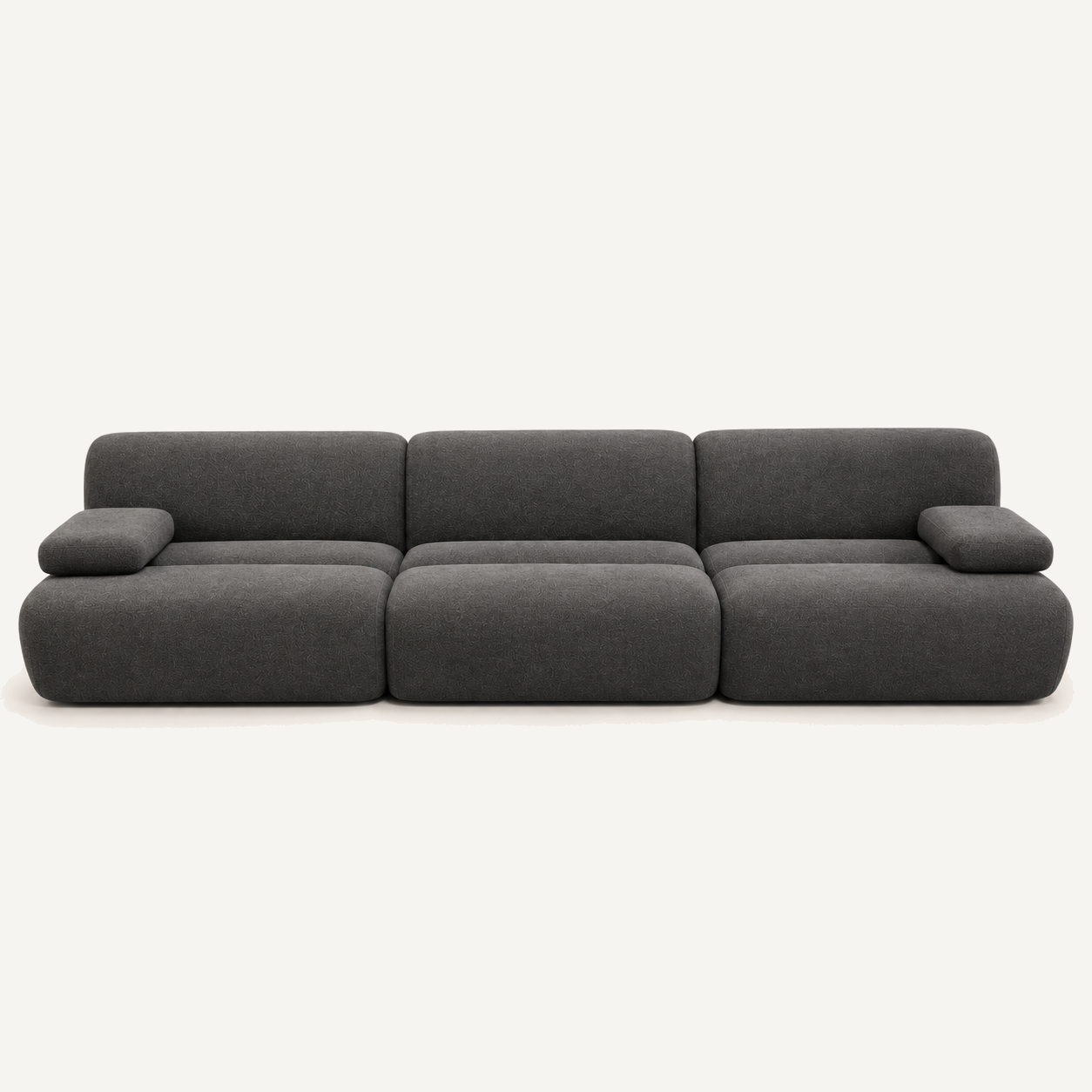 B-303 Bamboo Modular Sofa, front view