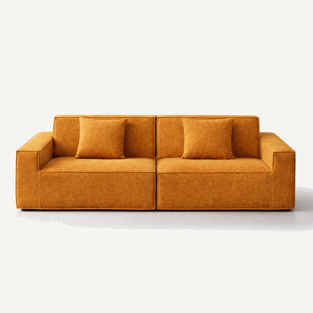 B-308 Lounge Grid Modular Sofa, front view