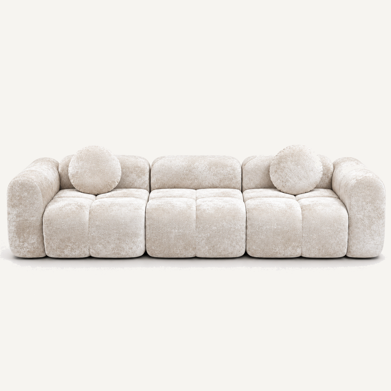 B-314 Puff Modular Sofa, front view