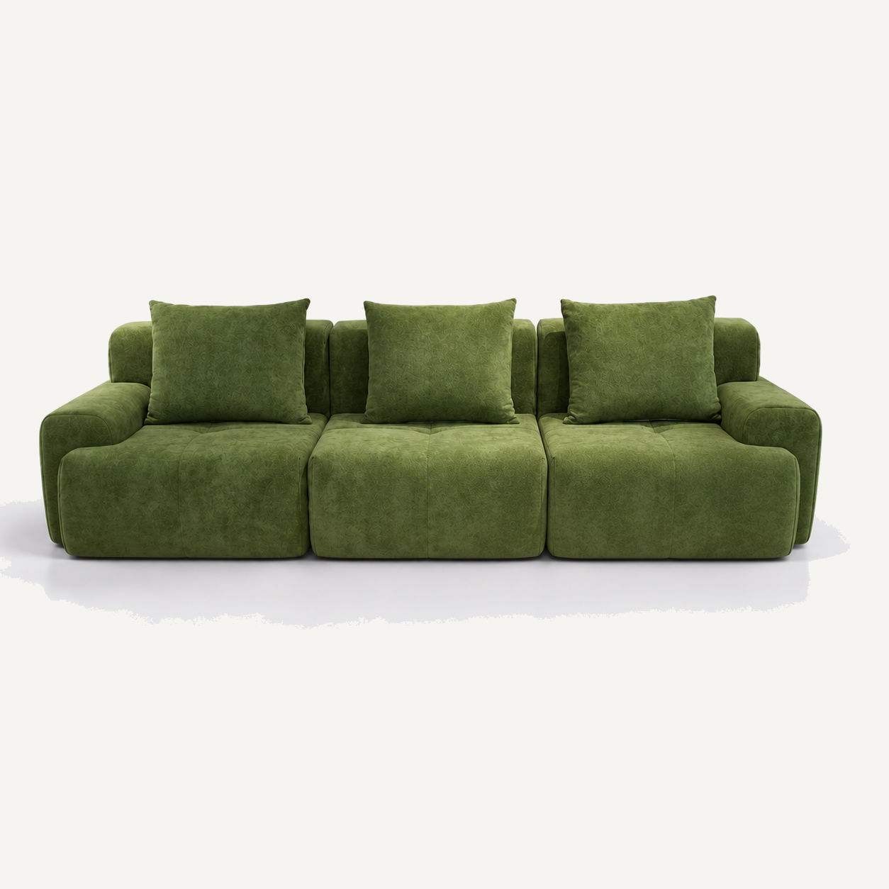B-315 Pebble Cloud Modular Sofa, front view