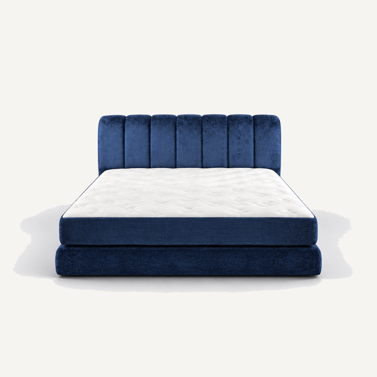 B-601 Channel Headboard Compression Bed, front view